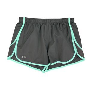 Under Armour Short Women S Small Gray Escape Active HeatGear Fitted Inner Lined